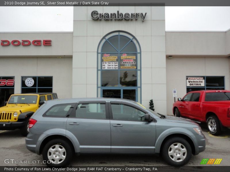 Silver Steel Metallic / Dark Slate Gray 2010 Dodge Journey SE