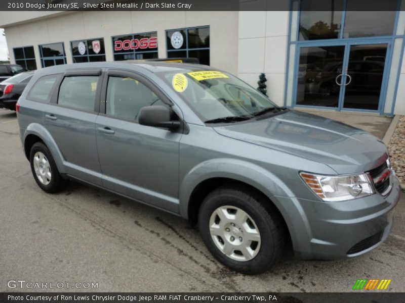 Silver Steel Metallic / Dark Slate Gray 2010 Dodge Journey SE