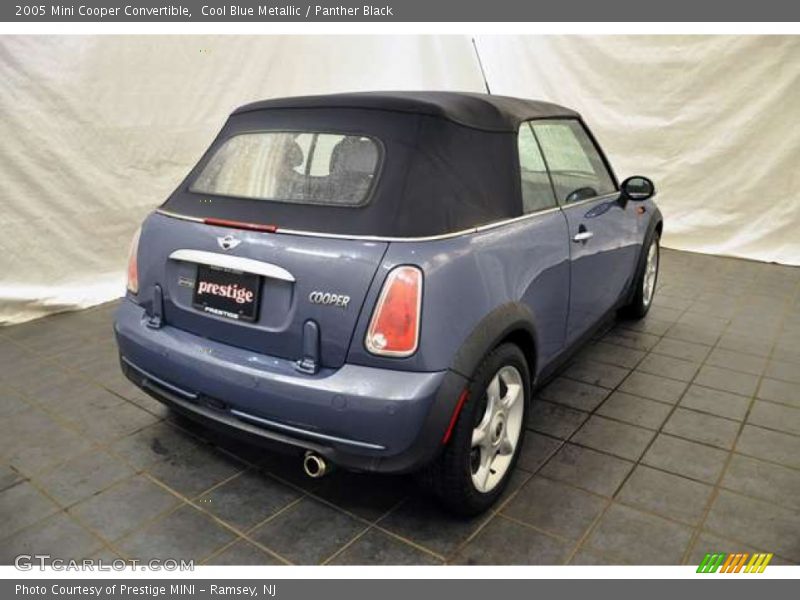 Cool Blue Metallic / Panther Black 2005 Mini Cooper Convertible