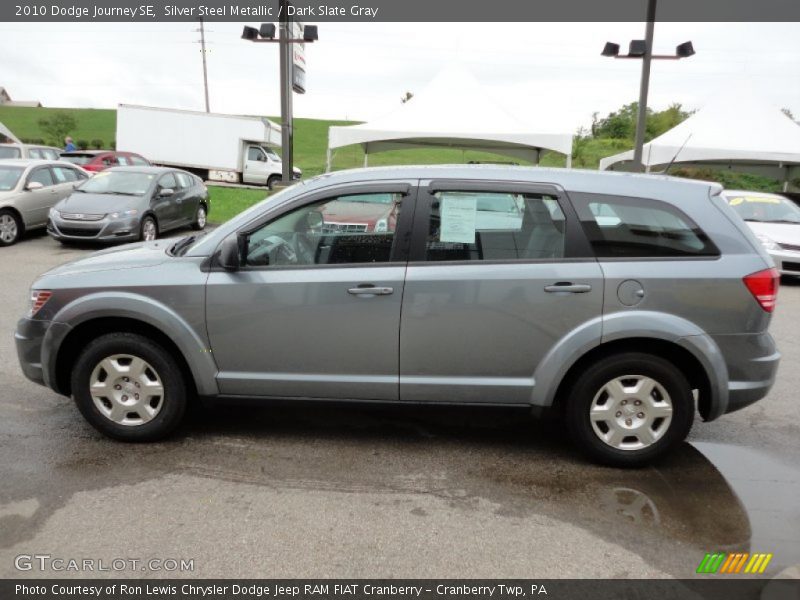 Silver Steel Metallic / Dark Slate Gray 2010 Dodge Journey SE