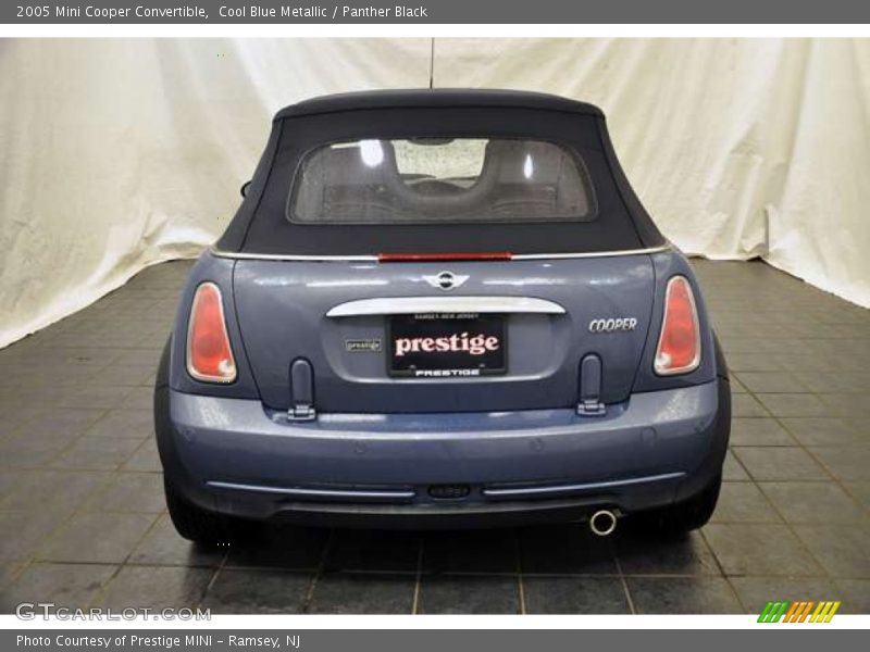 Cool Blue Metallic / Panther Black 2005 Mini Cooper Convertible