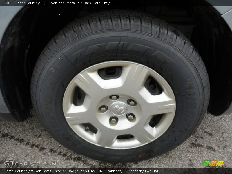 Silver Steel Metallic / Dark Slate Gray 2010 Dodge Journey SE