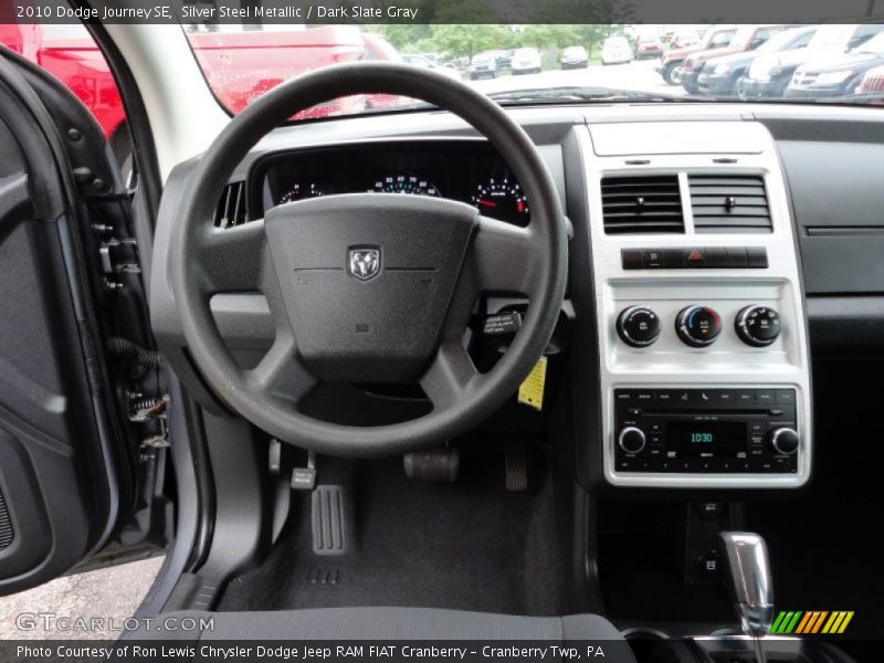 Silver Steel Metallic / Dark Slate Gray 2010 Dodge Journey SE