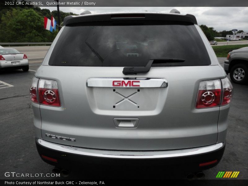 Quicksilver Metallic / Ebony 2012 GMC Acadia SL