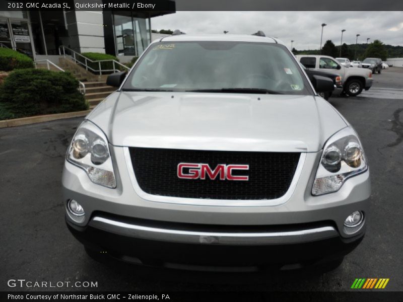 Quicksilver Metallic / Ebony 2012 GMC Acadia SL