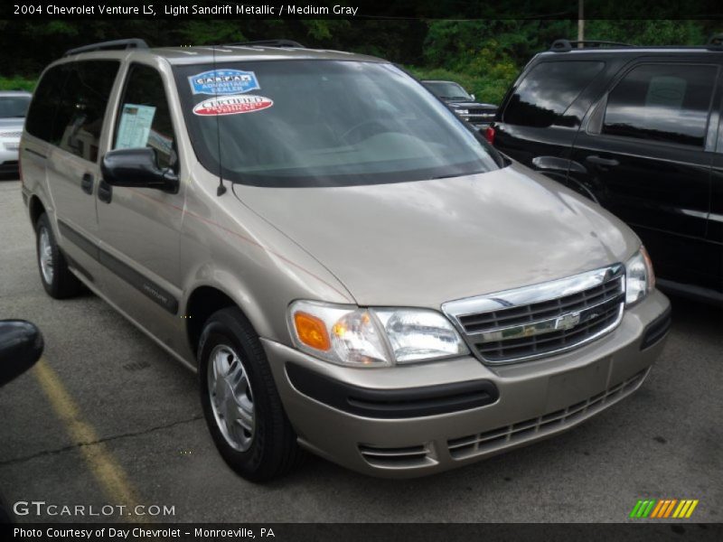 Light Sandrift Metallic / Medium Gray 2004 Chevrolet Venture LS