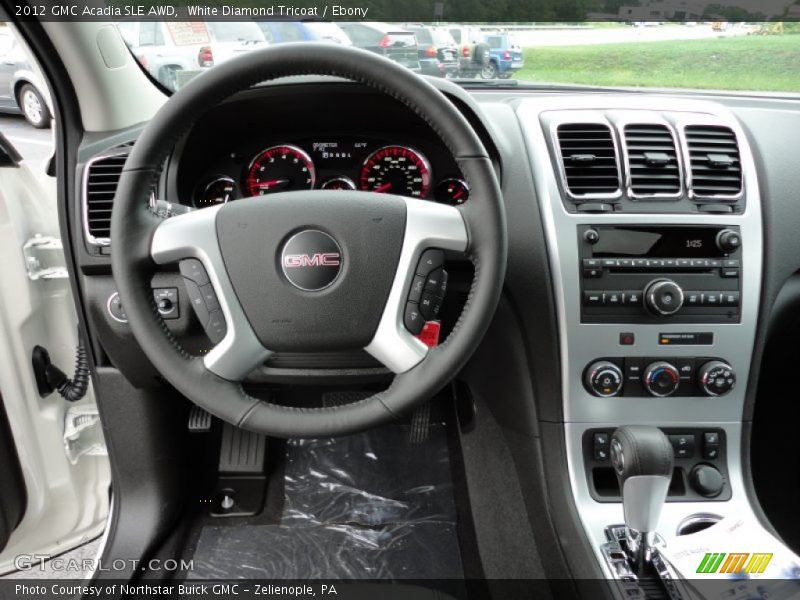 Dashboard of 2012 Acadia SLE AWD
