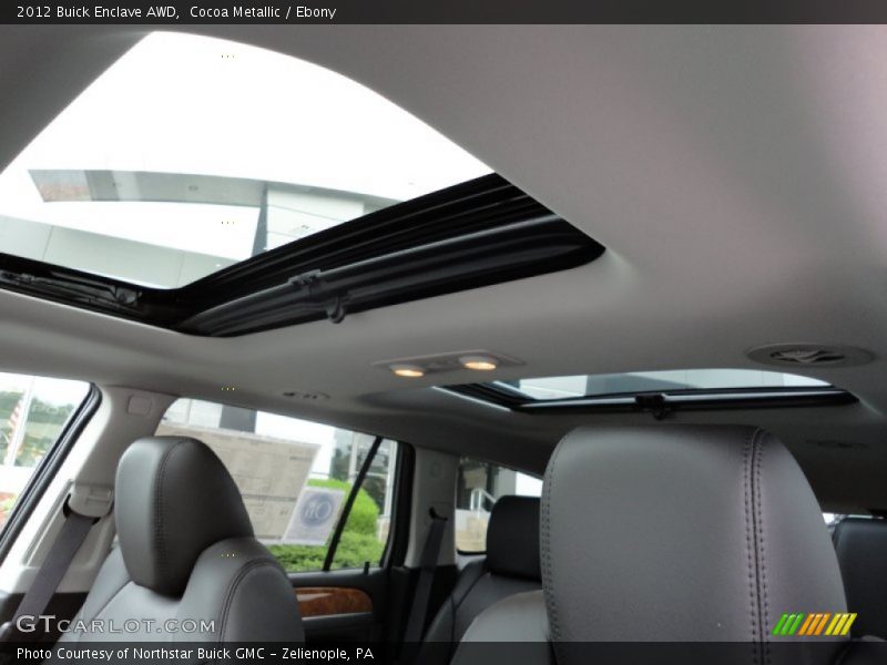 Cocoa Metallic / Ebony 2012 Buick Enclave AWD