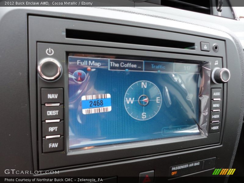 Controls of 2012 Enclave AWD
