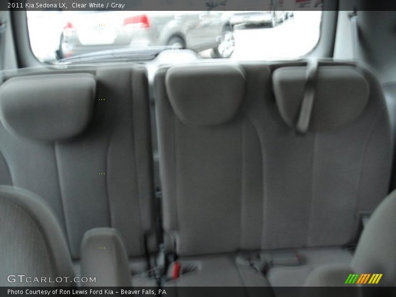 Clear White / Gray 2011 Kia Sedona LX