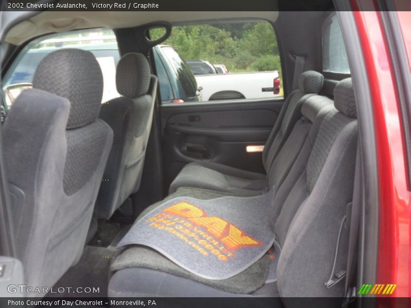 Victory Red / Graphite 2002 Chevrolet Avalanche