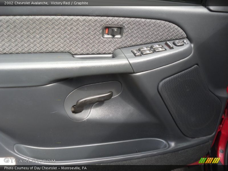 Victory Red / Graphite 2002 Chevrolet Avalanche