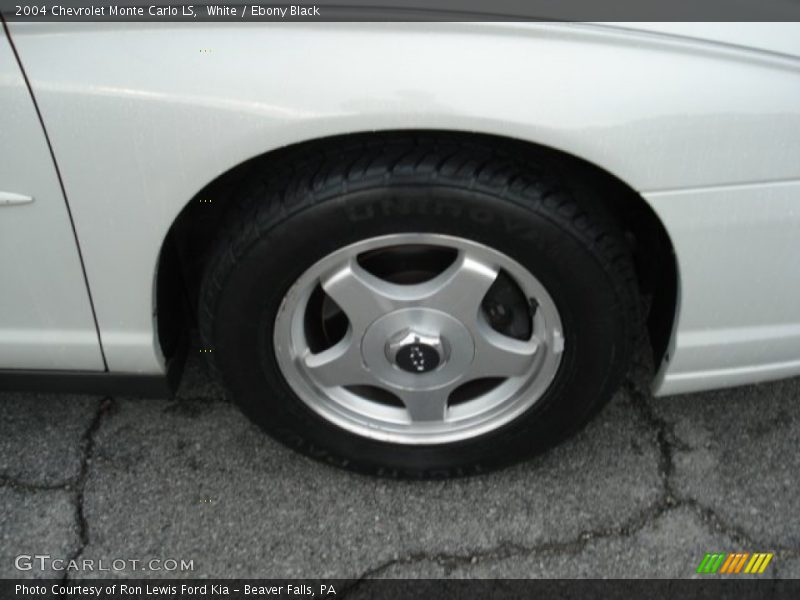 White / Ebony Black 2004 Chevrolet Monte Carlo LS