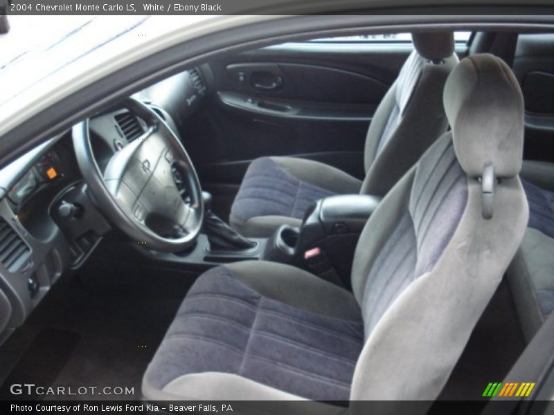 White / Ebony Black 2004 Chevrolet Monte Carlo LS