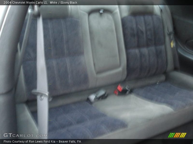 White / Ebony Black 2004 Chevrolet Monte Carlo LS