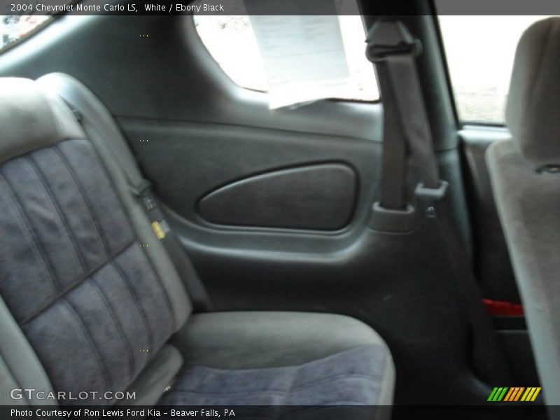 White / Ebony Black 2004 Chevrolet Monte Carlo LS