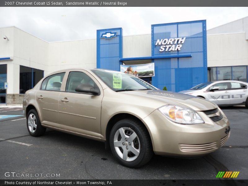 Sandstone Metallic / Neutral Beige 2007 Chevrolet Cobalt LS Sedan