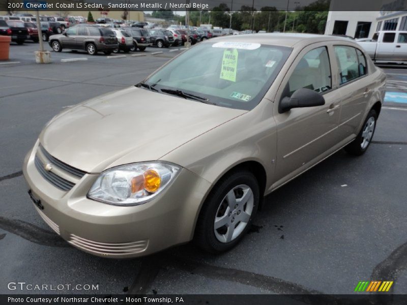 Sandstone Metallic / Neutral Beige 2007 Chevrolet Cobalt LS Sedan