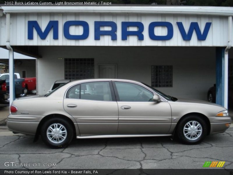 Light Bronzemist Metallic / Taupe 2002 Buick LeSabre Custom