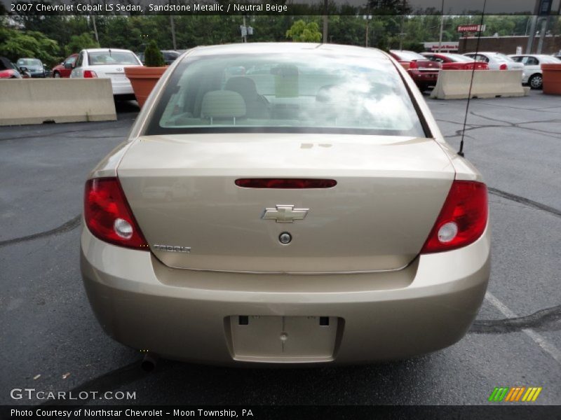 Sandstone Metallic / Neutral Beige 2007 Chevrolet Cobalt LS Sedan