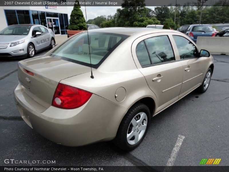 Sandstone Metallic / Neutral Beige 2007 Chevrolet Cobalt LS Sedan