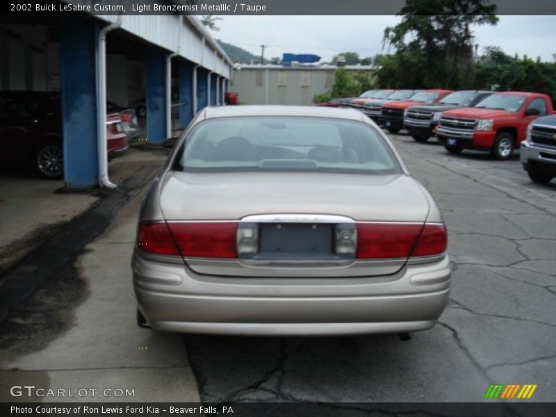 Light Bronzemist Metallic / Taupe 2002 Buick LeSabre Custom