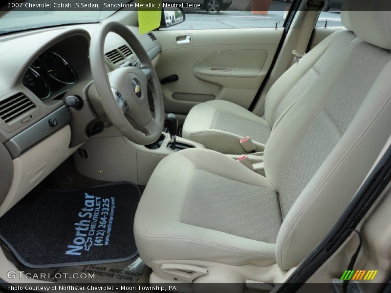 Sandstone Metallic / Neutral Beige 2007 Chevrolet Cobalt LS Sedan