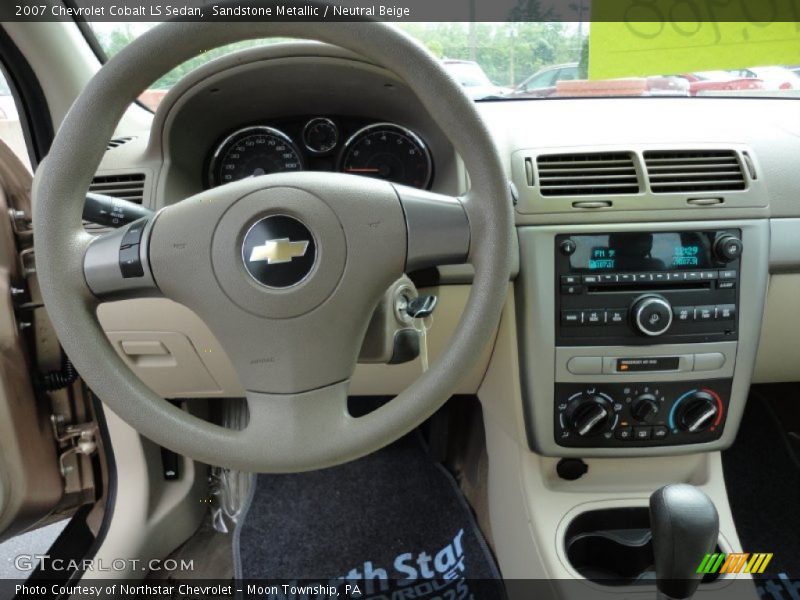 Sandstone Metallic / Neutral Beige 2007 Chevrolet Cobalt LS Sedan