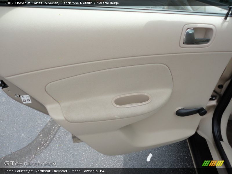 Sandstone Metallic / Neutral Beige 2007 Chevrolet Cobalt LS Sedan