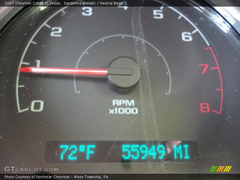 Sandstone Metallic / Neutral Beige 2007 Chevrolet Cobalt LS Sedan