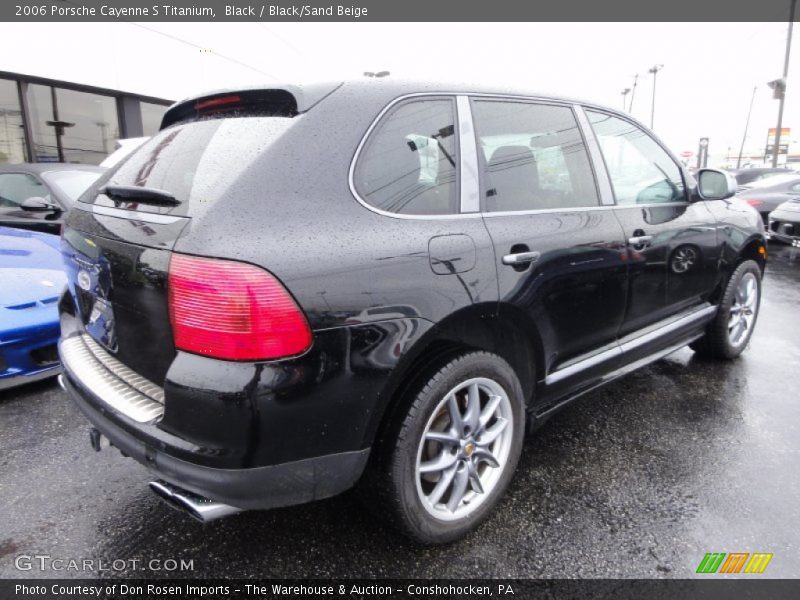 Black / Black/Sand Beige 2006 Porsche Cayenne S Titanium