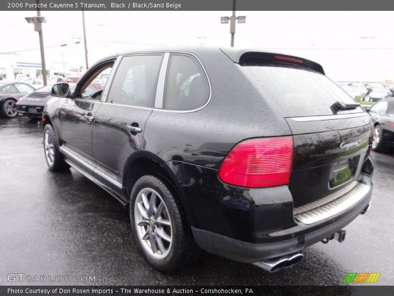 Black / Black/Sand Beige 2006 Porsche Cayenne S Titanium