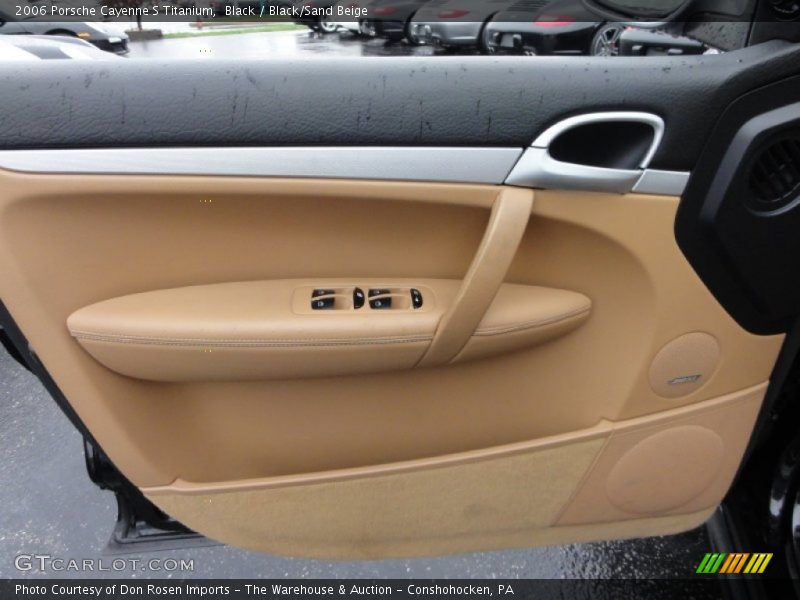Black / Black/Sand Beige 2006 Porsche Cayenne S Titanium