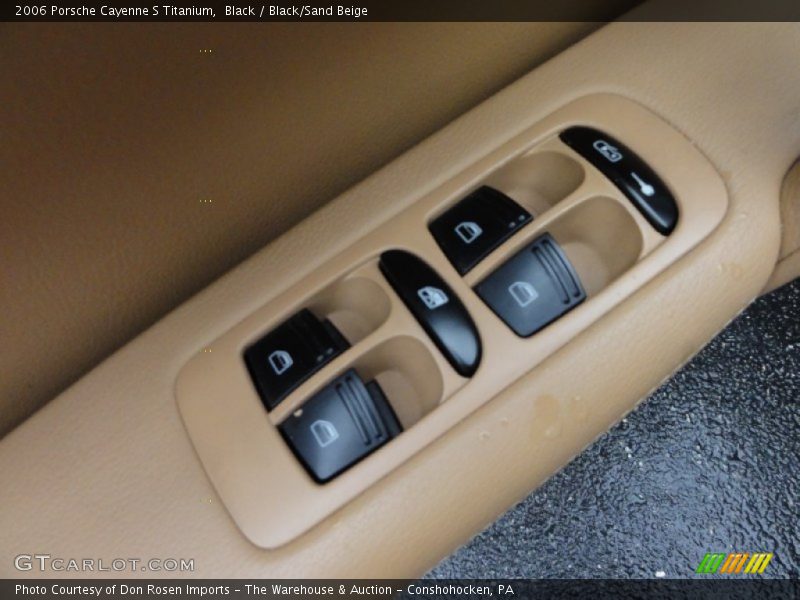 Black / Black/Sand Beige 2006 Porsche Cayenne S Titanium
