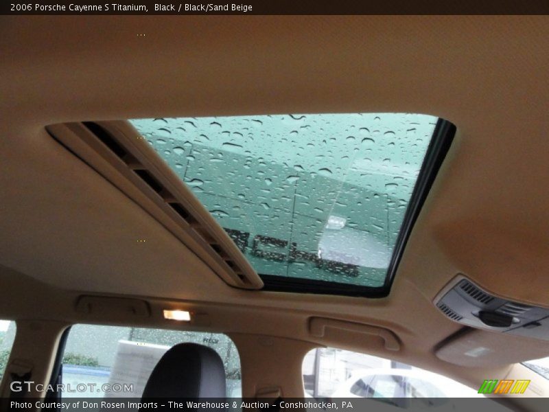 Black / Black/Sand Beige 2006 Porsche Cayenne S Titanium