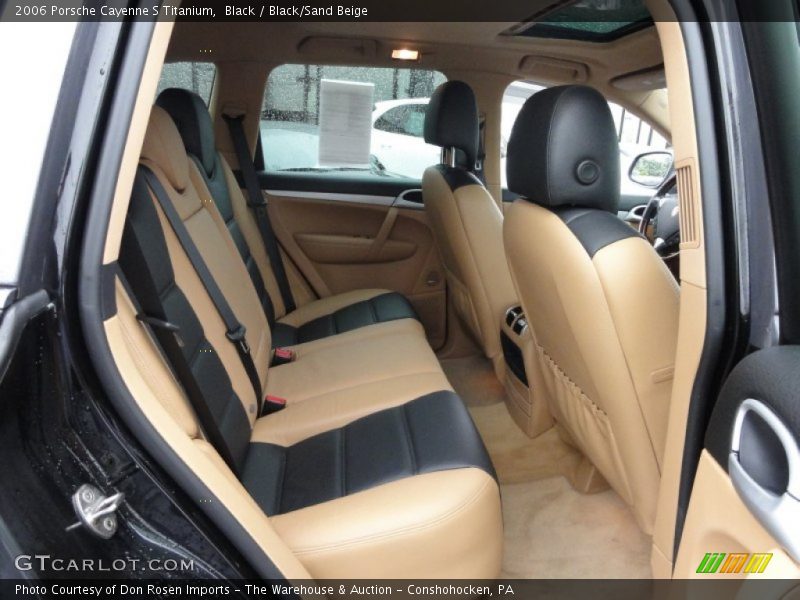 Black / Black/Sand Beige 2006 Porsche Cayenne S Titanium