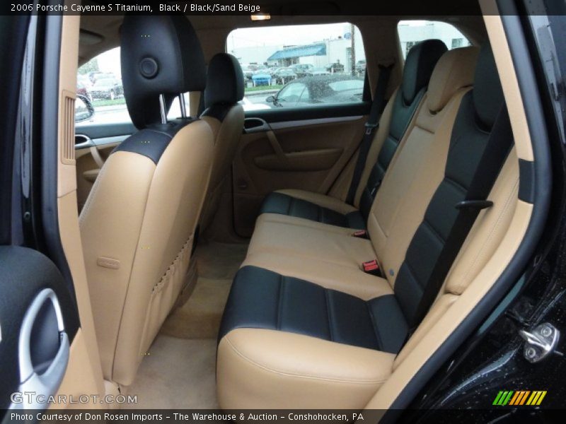 Black / Black/Sand Beige 2006 Porsche Cayenne S Titanium