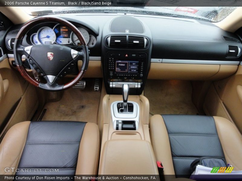 Black / Black/Sand Beige 2006 Porsche Cayenne S Titanium