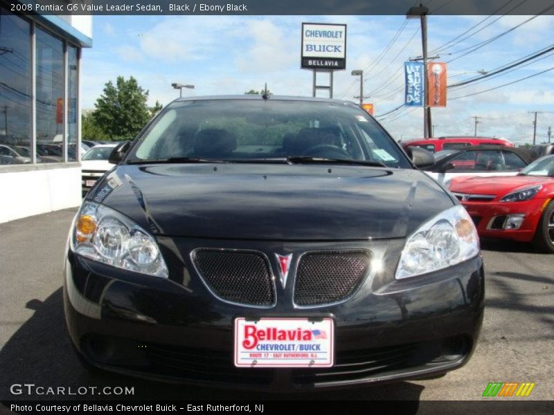 Black / Ebony Black 2008 Pontiac G6 Value Leader Sedan