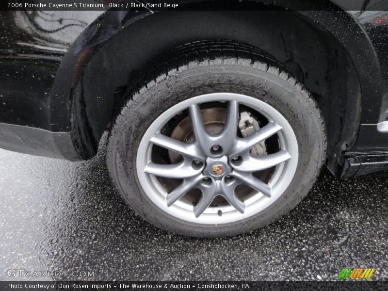 Black / Black/Sand Beige 2006 Porsche Cayenne S Titanium