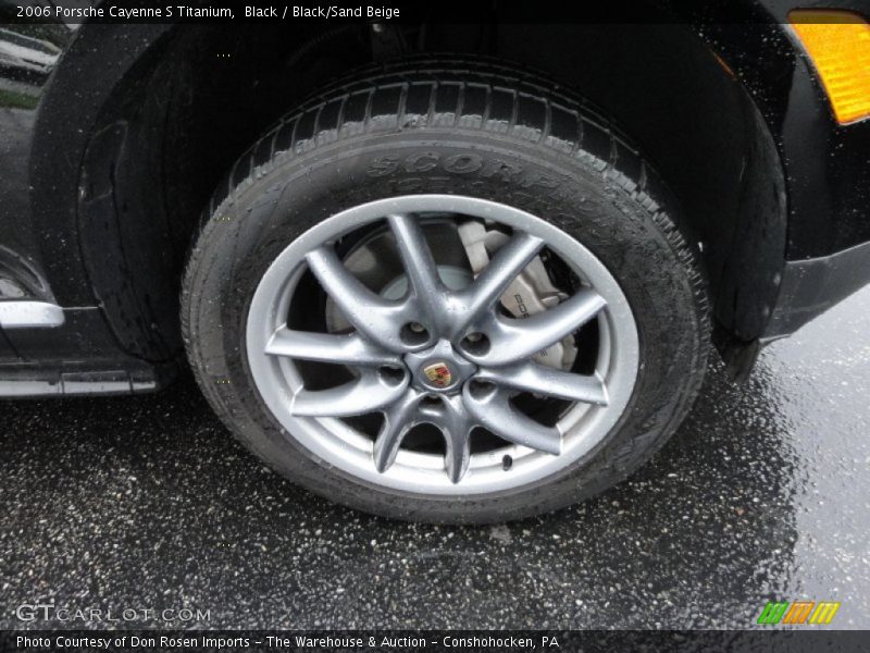 Black / Black/Sand Beige 2006 Porsche Cayenne S Titanium