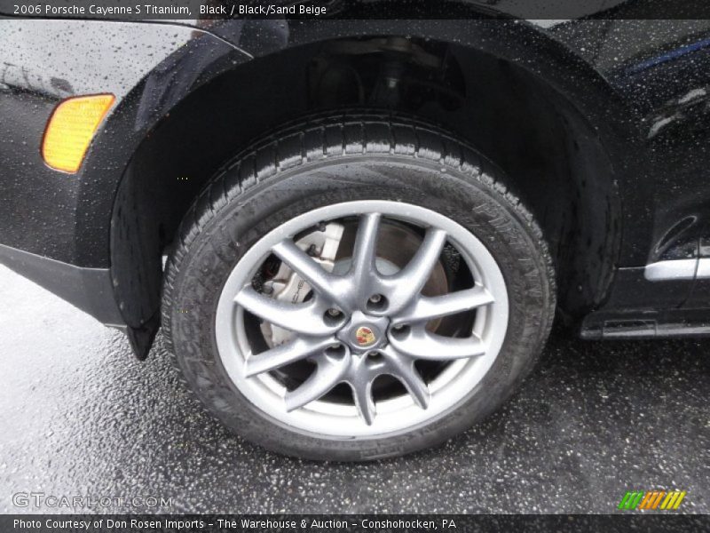 Black / Black/Sand Beige 2006 Porsche Cayenne S Titanium