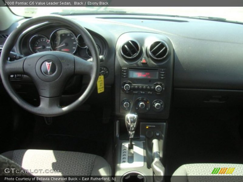 Black / Ebony Black 2008 Pontiac G6 Value Leader Sedan