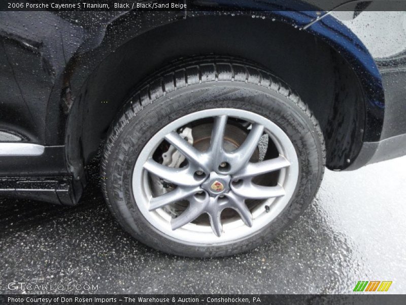 Black / Black/Sand Beige 2006 Porsche Cayenne S Titanium