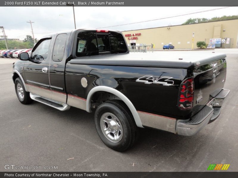 Black / Medium Parchment 2000 Ford F150 XLT Extended Cab 4x4