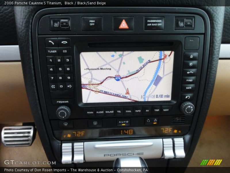 Black / Black/Sand Beige 2006 Porsche Cayenne S Titanium