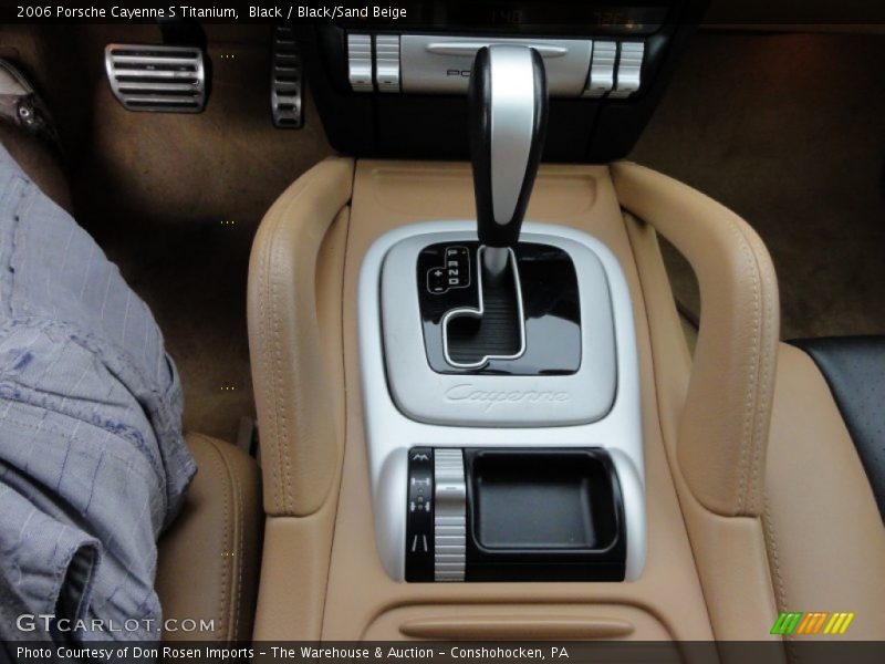 Black / Black/Sand Beige 2006 Porsche Cayenne S Titanium
