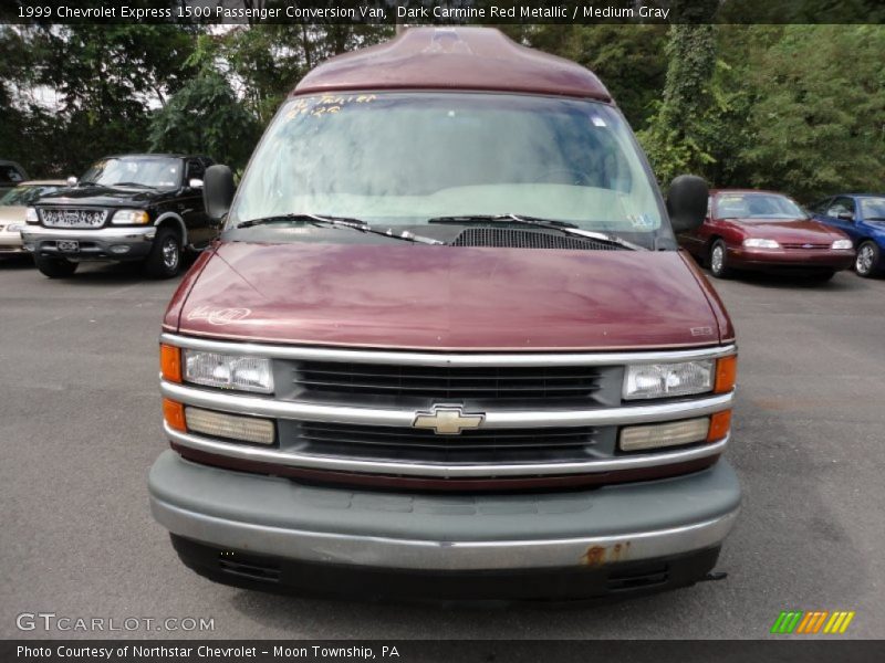  1999 Express 1500 Passenger Conversion Van Dark Carmine Red Metallic