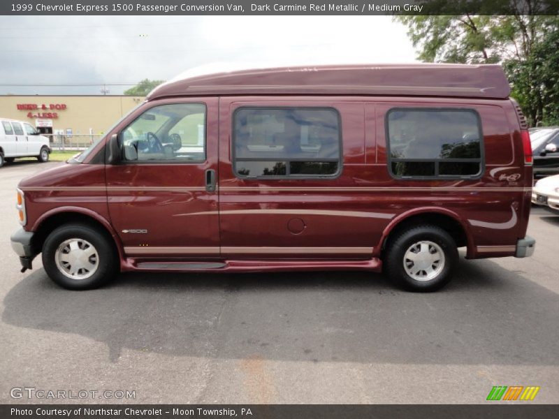  1999 Express 1500 Passenger Conversion Van Dark Carmine Red Metallic
