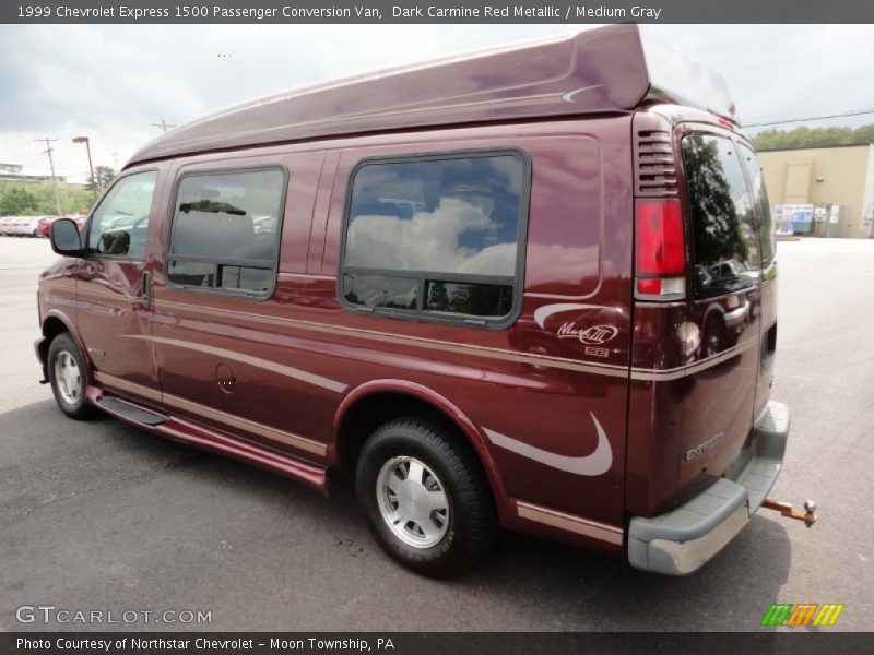  1999 Express 1500 Passenger Conversion Van Dark Carmine Red Metallic